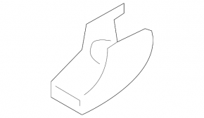 Driver's seat runner trim, front left, Kia Sorento 21-24 HEV, PHEV, black