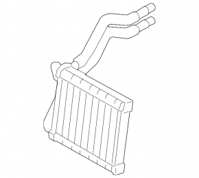 Heater radiator stove Kia Niro 17-22 HEV, PHEV