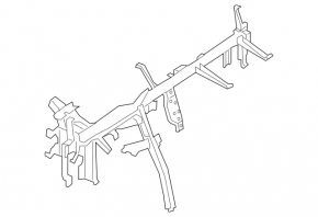 Reinforced under-torpedo pipe for Mercedes A-class V177 19-22