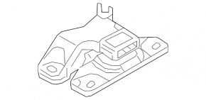 Left engine mount for Mazda CX-50 23-25 2.5T