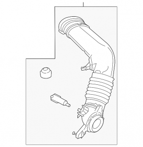 Air duct for manifold Lincoln MKC 15- 2.0T type 2
