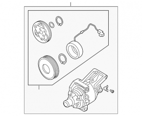 Mazda CX-3 16-21 2.0 Air Conditioning Compressor