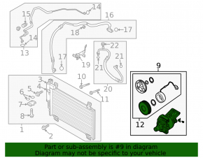 Mazda CX-3 16-21 2.0 Air Conditioning Compressor