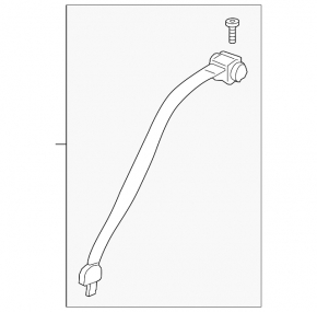 Rear left seat belt for Ford Fusion mk5 13-16