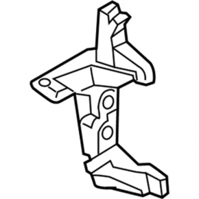 Rear right door glass guide Ford Edge 15-24