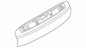 Land Rover Range Rover 13-21 bare lower tailgate
