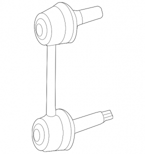 Rear left stabilizer link Mercedes GLS-class X166 13-19