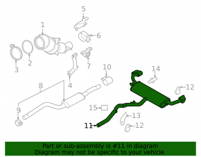 BMW X5 F15 16-18 Plug-in Rear Barrel Muffler with Damper