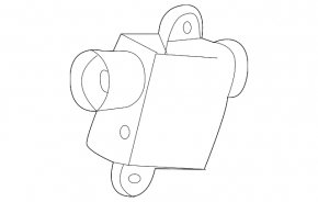 Cadillac CTS 14- 2.0T Cooling Fan Computer, Broken Mount