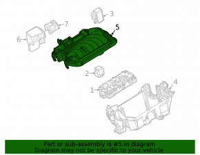 Mercedes GLA 15-20 underhood fuse box cover