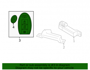 Infiniti QX50 18-20 5-button key