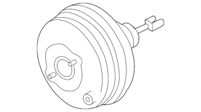 Vacuum booster BMW 5 F10 11-16 type 2
