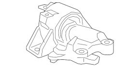 Left engine mount for a 1919 Buick Encore