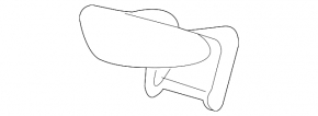 Left headlight washer cap for Audi A8 10-13 pre-rest