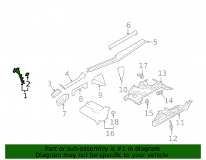 Front panel trim, left side, upper, black, Audi E-Tron 19-23