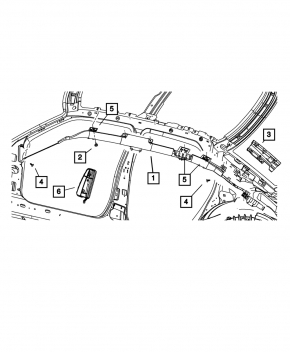 Airbag airbag seat right Chrysler 300 11-