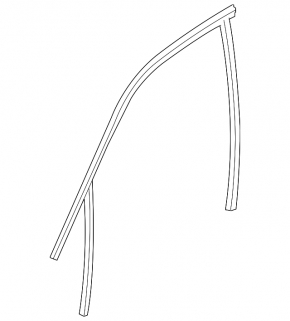 Front right door glass seal for BMW 3 G20 19-25