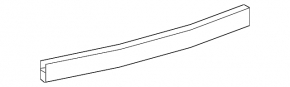 Rear Bumper Reinforcement Toyota Prius V 12-17
