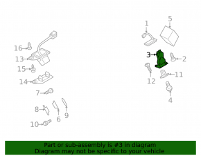 Mitsubishi Outlander 2007-2013 Tailgate Lock