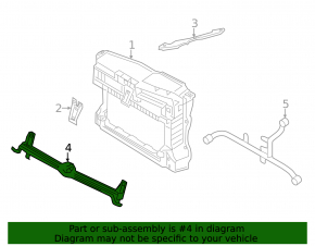 Front Bumper Mount Central VW Jetta 15-18 USA SIGNEDA