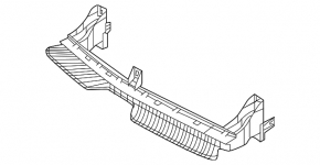 Front bumper central mount for VW Tiguan 18-21