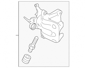 Rear left caliper Audi A3 22-26