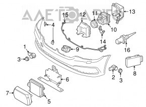 Ambient Air Temperature Sensor BMW X2 F39 18-23