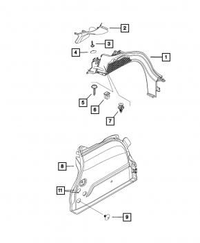 Arch trim right Fiat 500X 16-20 lower