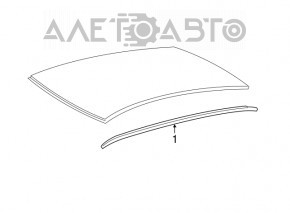 Roof lining right Toyota Camry v40
