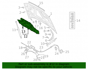 Audi Q3 83A 19-25 Hood Insulation