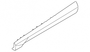 Lower front left door trim for Hyundai Tucson 2022-2025