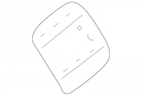 Fuel filler door Audi A4 B9 17-25