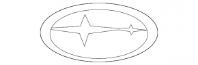16-17 Subaru Crosstrek grille emblem