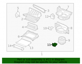 Heater resistor Kia Sorento 16-20 under auto