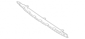 Front bumper mount center lower Mercedes GLC 300/350e 16-22