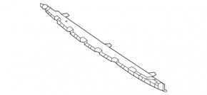 Front bumper mount center lower Mercedes GLC 300/350e 16-22
