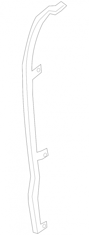 Door seal side rear left Ford Explorer 11-19
