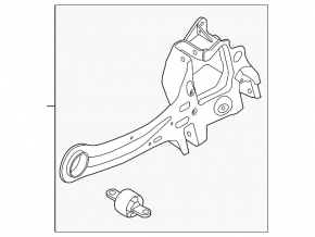Rear left axle Ford C-max MK2 13-18 with lever