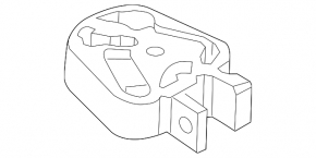 Engine mount rear Ford Edge 15- 2.0T