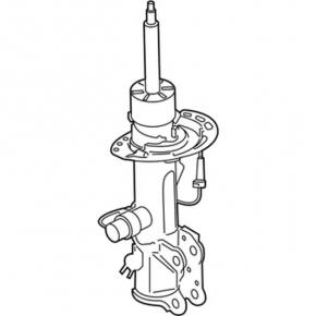 Lincoln Continental 17-20 front right shock absorber for R19, electric