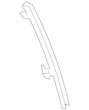 Mazda CX-90 24-26 Rear Left Door Glass Guide