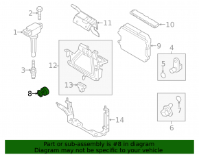 Knock Sensor Mazda CX-5 17-