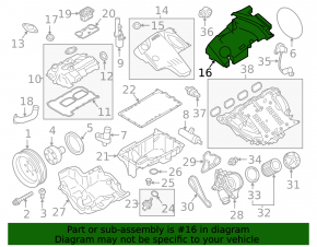 Soundproofing of the BMW 4 F32/33/36 14-16 N26 engine