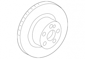 Front left brake disc Mercedes W211 E350