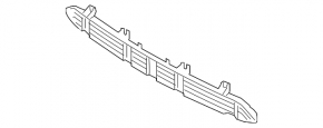 Lower front bumper grille for BMW X3 F25 11-17 2015-17, without camera, with M package, without adaptive cruise