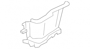 Right front bumper air duct for BMW X3 G01 18-23 with xDrive 30ex, 2019-21