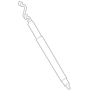 Electric shock absorber for the left tailgate of the BMW X5 G05 20-24