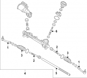 Left steering rod for Kia Sorento 19-20 FWD