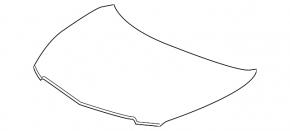 Bare hood Acura MDX 14-16 pre-rest