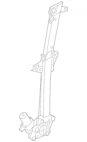 Rear left window lift with motor for Subaru Forester 19-24 SK